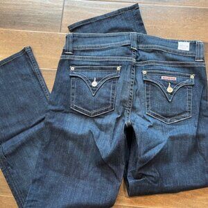 Hudson Signature Midrise Bootcut Dark Wash Sz 32